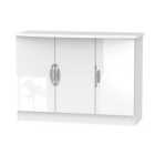 Ready Assembled Indices Triple Door Sideboard - White