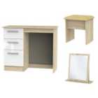 Ready Assembled Goodland 3-Piece Dressing Table Set - White