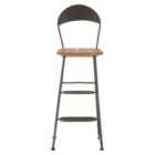 Premier Housewares New Foundry Bar Chair Fir Wood