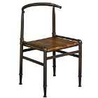 Premier Housewares New Foundry Bar Fir Wood Chair With Adjustable Height