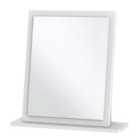Ready Assembled Fourisse Dressing Table Mirror - White