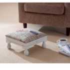 Gablemere 3 Position Footstool - White