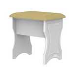 Ready Assembled Berryfield Dressing Table Stool - White
