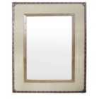 Premier Housewares Linen Mirror - Brown