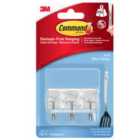 3M Command Small Clear Wire Hooks - 3 Pack