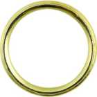 Select Hardware Curtain Rings Split Electro Brass 25mm (5 Pack)