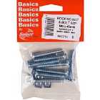 Select Hardware Roofing Nuts & Bolts Bright Zinc Plated M6X40 (8 Pack)