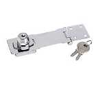 Select Hardware Chrome Plated Hasp & Staple - 115mm