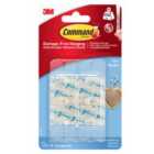 3M Command Mini Clear Hooks with Clear Strips 6 Hooks