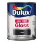 Dulux Non-Drip Gloss Paint – Black, 750ml