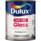 Dulux Non-Drip Gloss Paint – Pure Brilliant White – 750ml