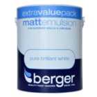 Berger Matt Emulsion – Brilliant White, 3L