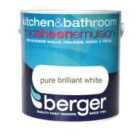 Berger Kitchen & Bathroom Emulsion – Brilliant White, 2.5L
