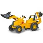 CAT Kids Tractor with Front Loader and Rear Excavator