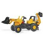 JCB Kids Tractor with Front Loader and Excavator
