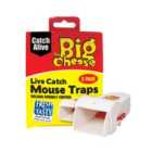 The Big Cheese Live Catch Mouse Traps Pack of 2