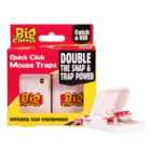 The Big Cheese Quick Click Mouse Traps Pack of 2