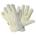 Briers Lined Leather Gardening Gloves - Medium