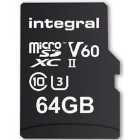 Integral 64GB UltimaPro X2 microSD Card (SDXC) UHS-II U3 V60 - 280MB/s
