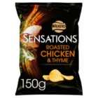 Walkers Sensations Roast Chicken & Thyme Sharing Crisps 150g