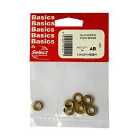 Select Hardware Screw Cups Brass No.8 (10 Pack)
