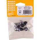 Select Hardware Mirror Screws Chrome Plate Dome 25mm x No8 (4 Pack)