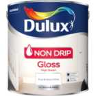 Dulux Interior Pure Brilliant Non Drip White Gloss - 2.5L