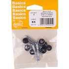 Select Hardware Mirror Screws Chrome Plate Dome 38mm x No8 (4 Pack)