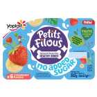 Petits Filous Kids No Added Sugar Strawberry & Banana Yoghurt Pots 6 x 47g