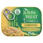 John West Boneless Sardines in Sunflower Oil (95g) 67g