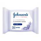 Johnson's Make Up Be Gone Pampering Wipes 25 per pack