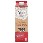Yeo Valley Organic Fresh Skimmed Milk 1L