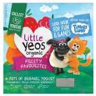 Yeo Valley Little Yeos Organic Fruity Favourites Smooth Yoghurts 4 x 85g