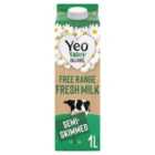 Yeo Valley Organic Fresh Semi Skimmed Milk 1L
