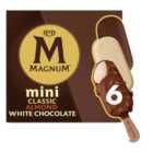 Magnum Mini Classic Almond & White Chocolate Ice Cream Sticks 6 x 55ml