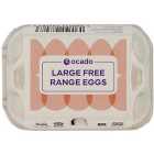 Ocado Large Free Range Eggs 6 per pack