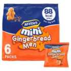 McVitie's Mini Gingerbread Men Multipack Biscuits 6 x 25g