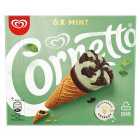 Cornetto Mint Ice Cream Cones 6 x 90ml