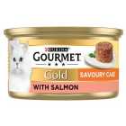 Gourmet Gold Savoury Cake Salmon Wet Cat Food 85g