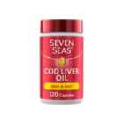 Seven Seas Cod Liver Oil One A Day Omega-3 Fish Oil & Vitamin D 120 Caps 120 per pack