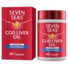 Seven Seas Cod Liver Oil High Strength Gelatine Free Omega-3 Caps 60 per pack