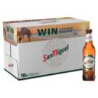 San Miguel Premium Lager Beer Chilled To Your Door Bottles 18 x 330ml