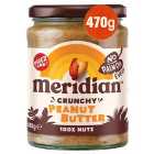 Meridian Crunchy Peanut Butter 100% Nuts 470g