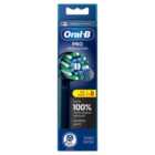 Oral-B CrossAction Toothbrush Heads - Black 8 per pack