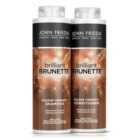 John Frieda Brilliant Brunette Moisturising Shampoo & Conditioner 2 x 500ml