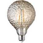Wofi LED Lamp Bulb Amber Transparent E27 4W 300 Lumen 1800 Kelvin 9764 - 2 Pack