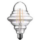 Wofi LED Lamp Bulb Transparent E27 4W 300 Lumen 1800 Kelvin 9760 - 2 Pack