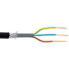 3 Core 6943X Black SWA Single Phase Armoured Cable - 2.5mm2 - 25m