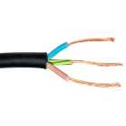 3 Core 3183TRS Black Rubber Flexible Cable - 1.5mm2 - 25m