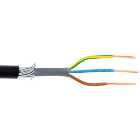 3 Core 6943X Black SWA Single Phase Armoured Cable - 1.5mm2 - 25m